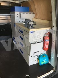 aluminium van Shelving 