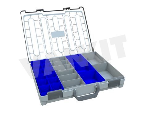 Plastic Assortment Case with Clear Lid