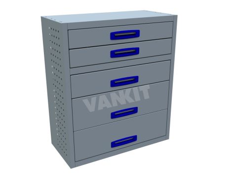 5 Drawer Cabinet - 760mm Wide