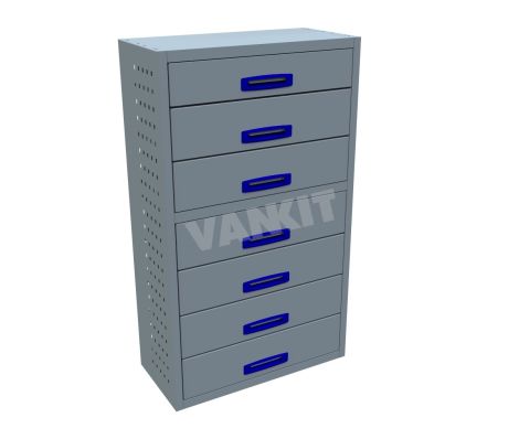 7 Drawer Cabinet - 760mm Wide