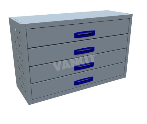 4 Drawer Cabinet - 1014mm Wide