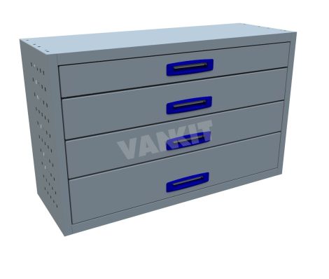 4 Drawer Cabinet - 1014mm Wide