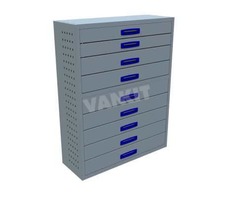 9 Drawer Cabinet - 1014mm Wide