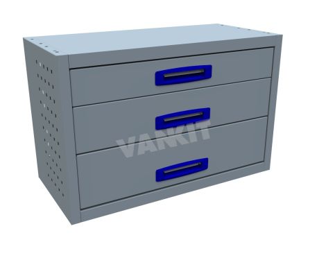 3 Drawer Cabinet DEEP - 760mm Wide