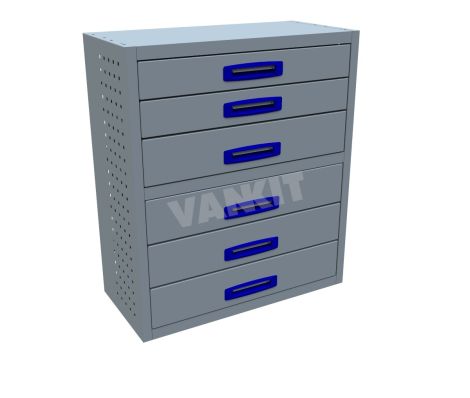 6 Drawer Cabinet DEEP - 760mm Wide