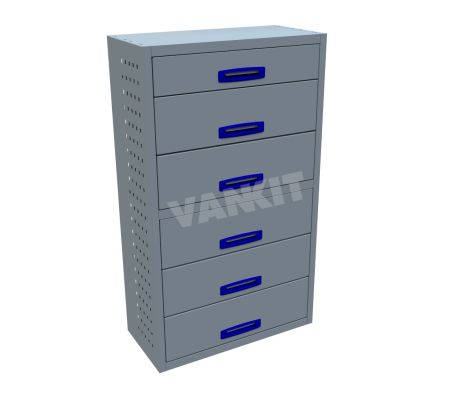 6 Drawer Cabinet DEEP - 760mm Wide