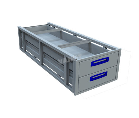 XLD Under Floor Drawer  1.25m - 2 Drawer