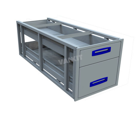 XLD Under Floor Drawer  1.25m - 2 Drawer