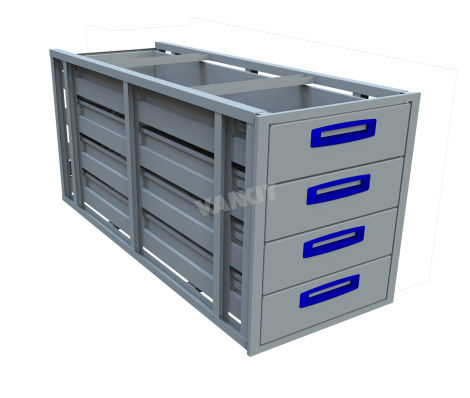 XLD Under Floor Drawer  1.25m - 4 Drawer