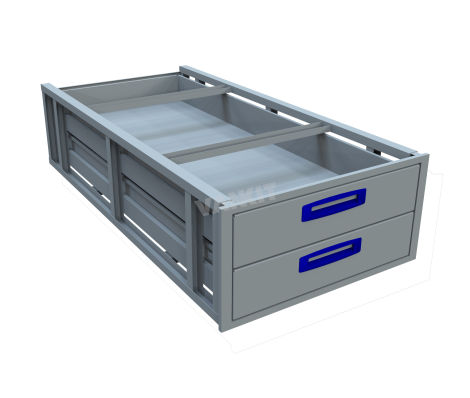 XLD Under Floor Drawer  1.25m - 2 Drawer