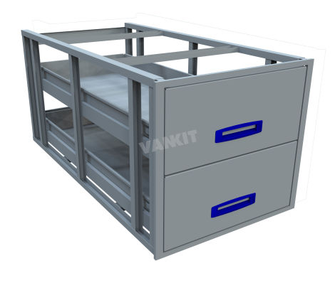 XLD Under Floor Drawer  1.25m - 2 Drawer