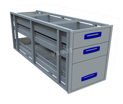 XLD Under Floor Drawer  1.50m - 3 Drawer