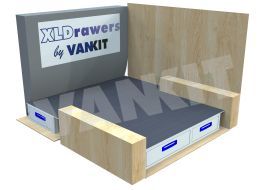 Small Van L1 Under Floor Drawer Kit 176mm