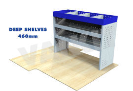 Van Shelves for L1 Small Van Offside - DEEP
