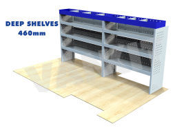 Van Shelves for L3+ Large Van Offside - DEEP