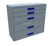 5 Drawer Cabinet - 1014mm Wide