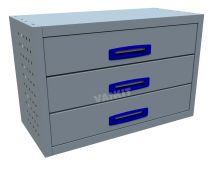 3 Drawer Cabinet DEEP - 760mm Wide