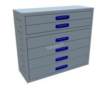 6 Drawer Cabinet DEEP - 1014mm Wide