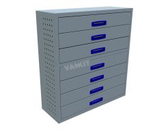 7 Drawer Cabinet DEEP - 1014mm Wide