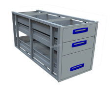 XLD Under Floor Drawer  1.25m - 3 Drawer