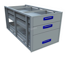 XLD Under Floor Drawer  1.25m - 3 Drawer